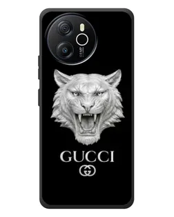 Чехол для Blackview Oscal Tiger 12 с картинкой «Gucci — серебряный лев»