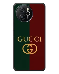 Чехол для Blackview Oscal Tiger 12 с картинкой «Gucci — темно-зеленый градиент»