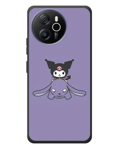 Чехол для Blackview Oscal Tiger 12 с картинкой «Kuromi на лиловом фоне» Чехол для Blackview Oscal Tiger 12 с картинкой «Kuromi на лиловом фоне»