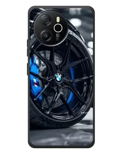Чехол для Blackview Oscal Tiger 12 с картинкой «Колесо BMW вблизи»