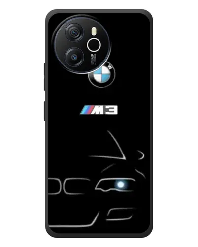Чехол для Blackview Oscal Tiger 12 с картинкой «Минималистичный принт BMW M3»