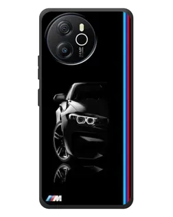 Чехол для Blackview Oscal Tiger 12 с картинкой «Силуэт BMW в темноте»
