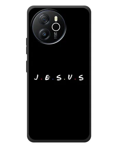 Чехол для Blackview Oscal Tiger 12 с картинкой «Точки веры J.E.S.U.S.»