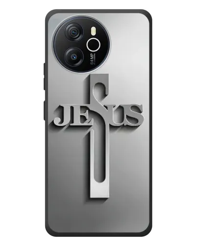 Чехол для Blackview Oscal Tiger 12 с картинкой «Металлический крест Jesus» Чехол для Blackview Oscal Tiger 12 с картинкой «Металлический крест Jesus»