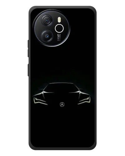 Чехол для Blackview Oscal Tiger 12 с картинкой «Mercedes — силуэт авто» Чехол для Blackview Oscal Tiger 12 с картинкой «Mercedes — силуэт авто»