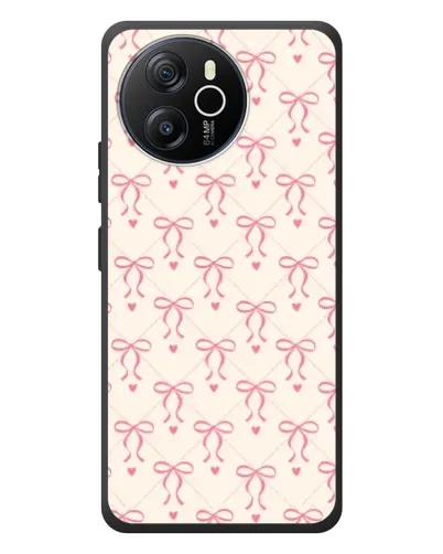 Чехол для Blackview Oscal Tiger 12 с картинкой «Розовые бантики Coquette»