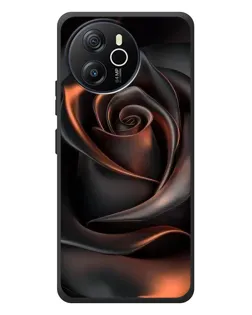 Чехол для Blackview Oscal Tiger 12 с картинкой «Шелковая черная роза» Чехол для Blackview Oscal Tiger 12 с картинкой «Шелковая черная роза»