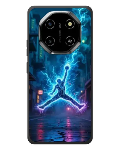 Чехол для Blackview Shark 6 с картинкой «Jordan Gold Jumpman»