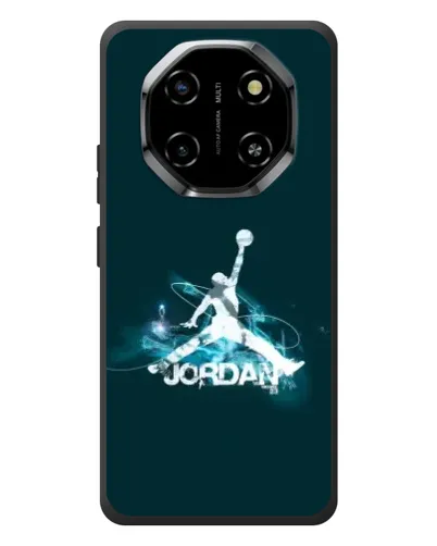 Чехол для Blackview Shark 6 с картинкой «Jordan Blue Fire»