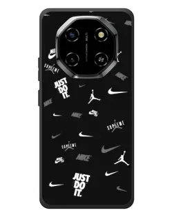 Чехол для Blackview Shark 6 с картинкой «Nike Black Pattern» Чехол для Blackview Shark 6 с картинкой «Nike Black Pattern»