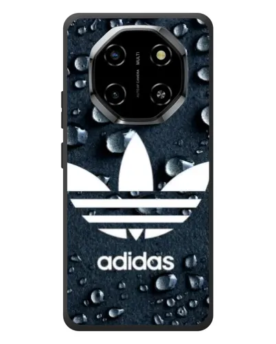 Чехол для Blackview Shark 6 с картинкой «Adidas Trefoil Blue»