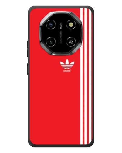 Чехол для Blackview Shark 6 с картинкой «Красный минимализм Adidas»