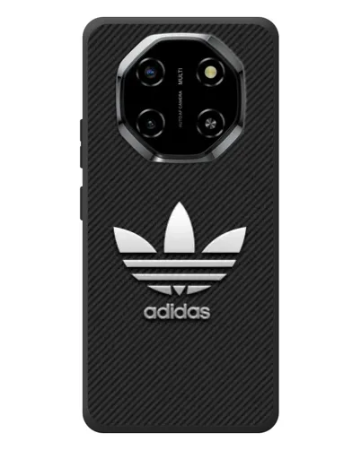 Чехол для Blackview Shark 6 с картинкой «Adidas Карбоновая текстура»