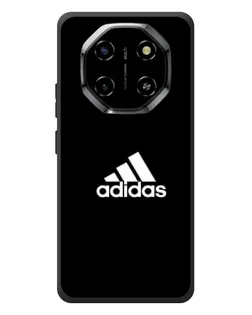 Чехол для Blackview Shark 6 с картинкой «Черная классика Adidas»