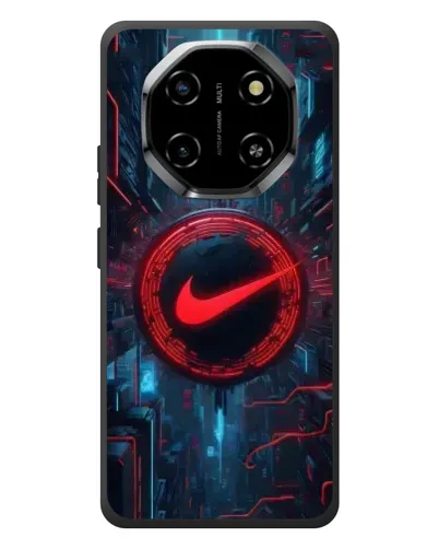 Чехол для Blackview Shark 6 с картинкой «Техногенный стиль Nike»