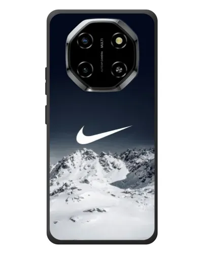 Чехол для Blackview Shark 6 с картинкой «Nike — зимние горы»