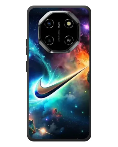 Чехол для Blackview Shark 6 с картинкой «Космический Nike Swoosh»
