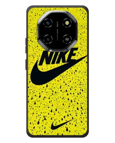 Чехол для Blackview Shark 6 с картинкой «Желтый текстурный Nike»