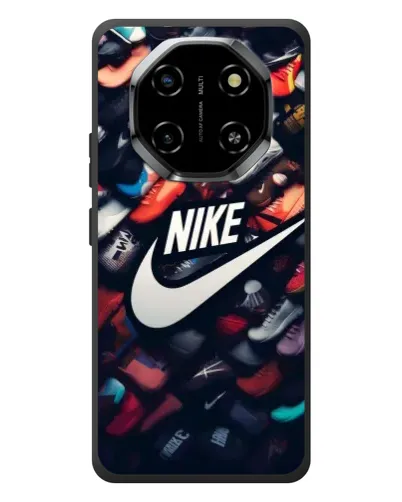 Чехол для Blackview Shark 6 с картинкой «Коллекция кроссовок Nike»