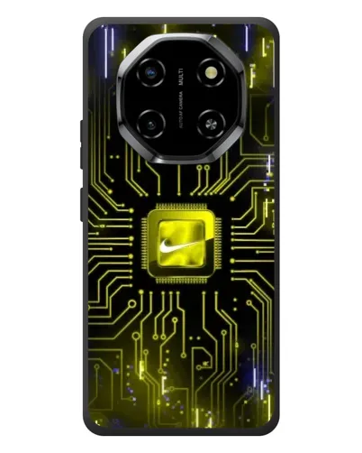 Чехол для Blackview Shark 6 с картинкой «Nike — золотая искра»