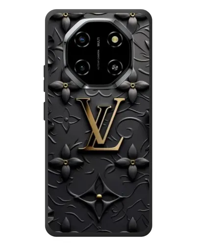 Чехол для Blackview Shark 6 с картинкой «Кожаная текстура LV»