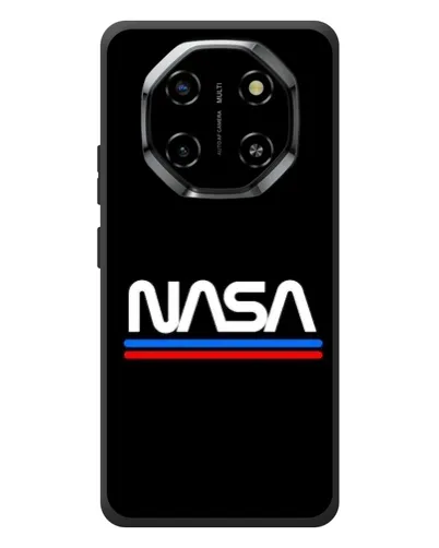 Чехол для Blackview Shark 6 с картинкой «NASA — классика Red Blue»
