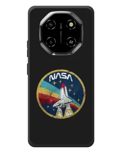 Чехол для Blackview Shark 6 с картинкой «NASA — эмблема миссии»