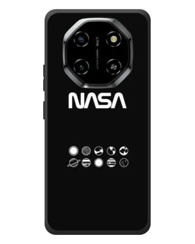 Чехол для Blackview Shark 6 с картинкой «NASA — технический принт»
