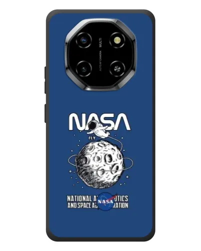 Чехол для Blackview Shark 6 с картинкой «NASA — лунная миссия»