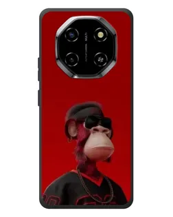 Чехол для Blackview Shark 6 с картинкой «Bored Ape в красном»