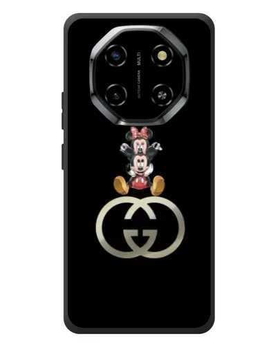 Чехол для Blackview Shark 6 с картинкой «Минни Маус на лого»