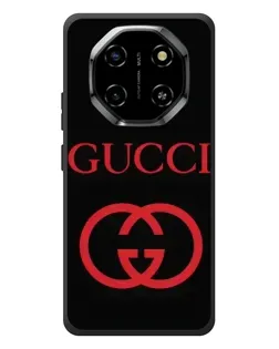 Чехол для Blackview Shark 6 с картинкой «Gucci — красный логотип»