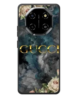Чехол для Blackview Shark 6 с картинкой «Абстрактные цветы Gucci»