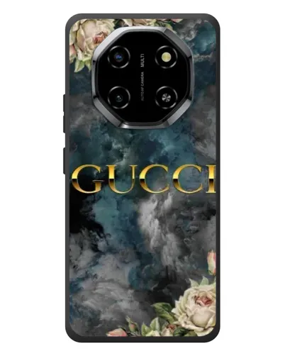 Чехол для Blackview Shark 6 с картинкой «Абстрактные цветы Gucci»