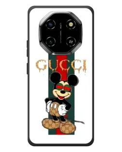 Чехол для Blackview Shark 6 с картинкой «Микки Маус Gucci — полосы»