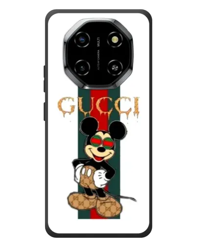 Чехол для Blackview Shark 6 с картинкой «Микки Маус Gucci — полосы»
