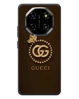 Чехол для Blackview Shark 6 с картинкой «Gucci — золотая бабочка»