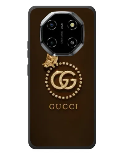 Чехол для Blackview Shark 6 с картинкой «Gucci — золотая бабочка»