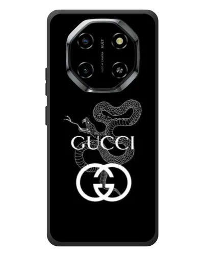 Чехол для Blackview Shark 6 с картинкой «Gucci — серебряная змея»