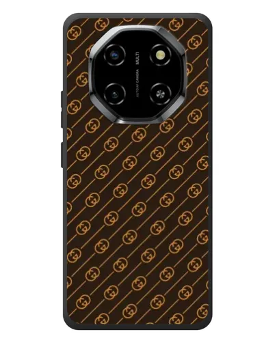 Чехол для Blackview Shark 6 с картинкой «Gucci — золотые диагонали»