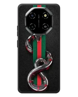 Чехол для Blackview Shark 6 с картинкой «Gucci — змея на полосе»