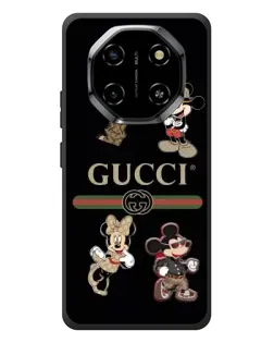 Чехол для Blackview Shark 6 с картинкой «Gucci — герои Disney и монограмма»