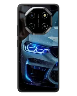 Чехол для Blackview Shark 6 с картинкой «Взгляд BMW с синими фарами»