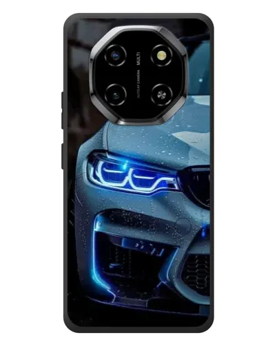Чехол для Blackview Shark 6 с картинкой «Взгляд BMW с синими фарами»