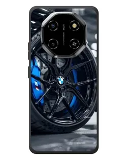 Чехол для Blackview Shark 6 с картинкой «Колесо BMW вблизи»