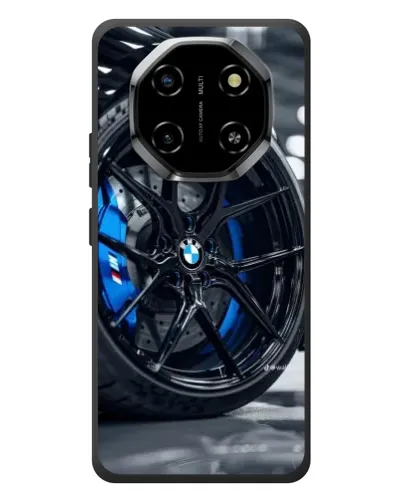 Чехол для Blackview Shark 6 с картинкой «Колесо BMW вблизи»