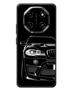 Чехол для Blackview Shark 6 с картинкой «Темный силуэт BMW»