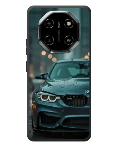 Чехол для Blackview Shark 6 с картинкой «BMW в огнях города»