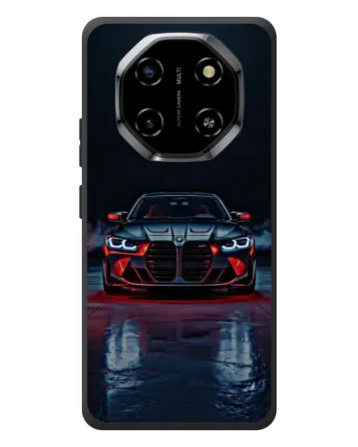 Чехол для Blackview Shark 6 с картинкой «BMW на мокрой дороге»