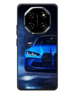 Чехол для Blackview Shark 6 с картинкой «Голубая BMW M4»